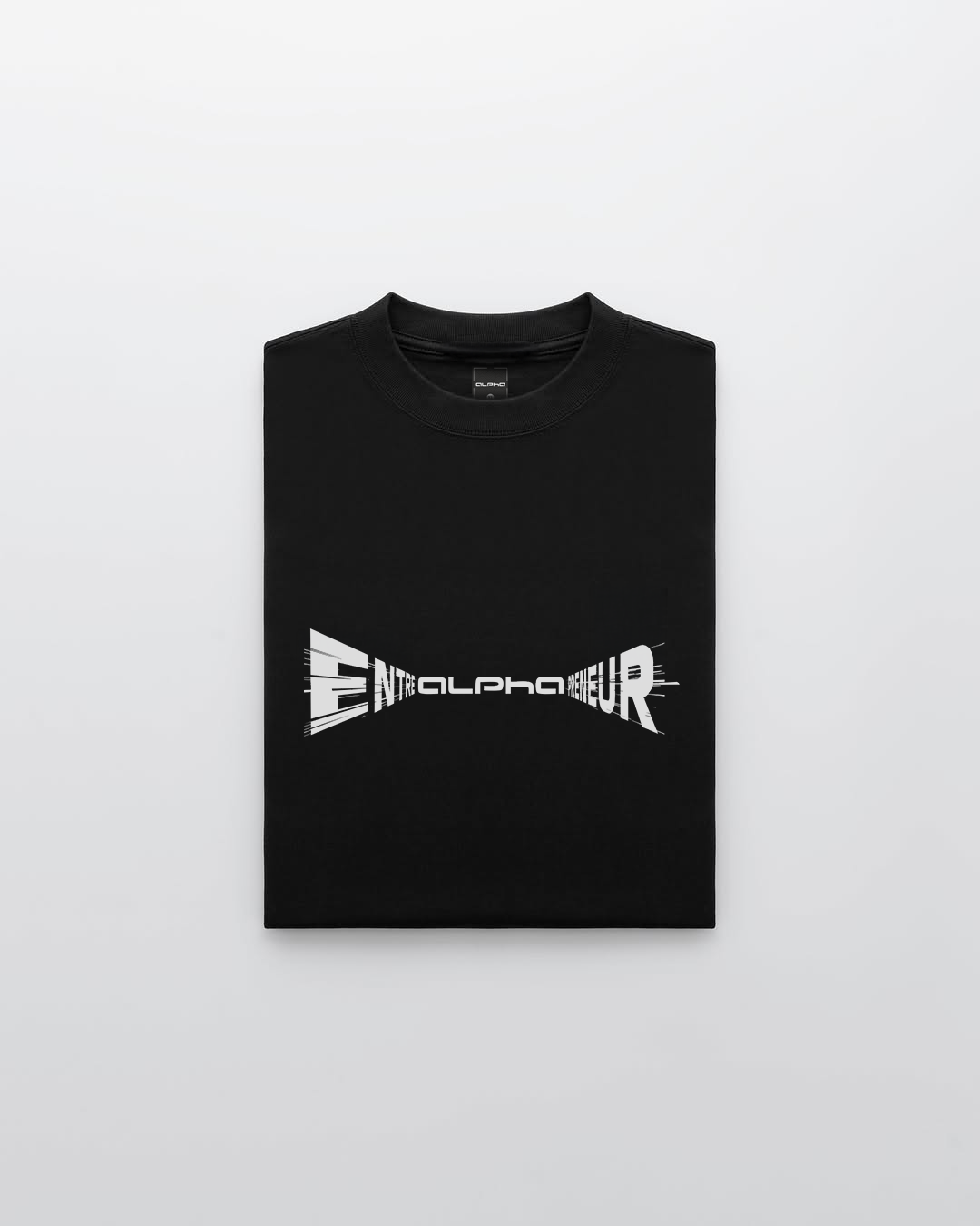 Distorted Entrepreneur Graphic Tee – Black