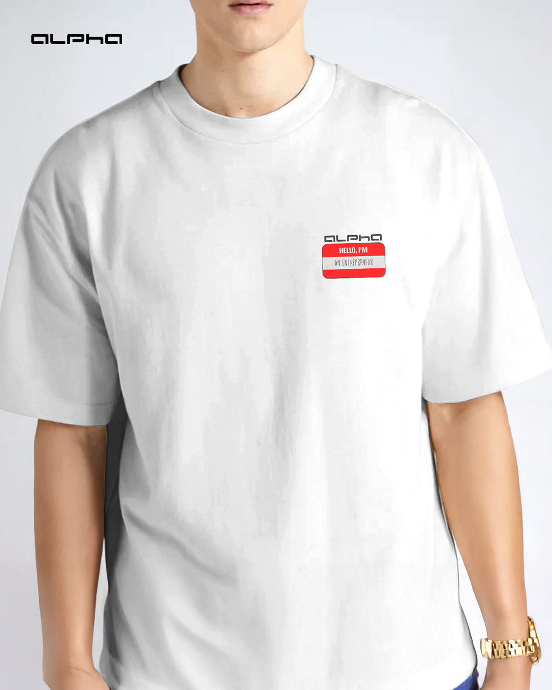 Hello I’m an Entrepreneur Tee - Melange Gray