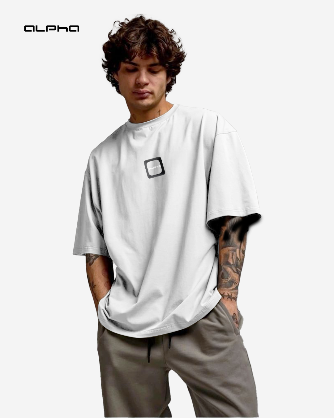 Launch Button Core Tee - Melange Gray